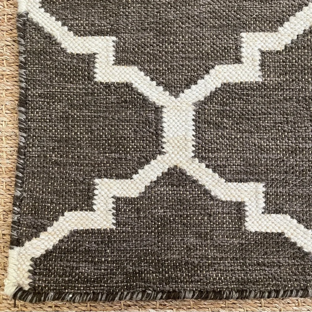 Ben Soleimani for Restoration Hardware Moroccan Tile Flat Weave Accent Rug 3x5’